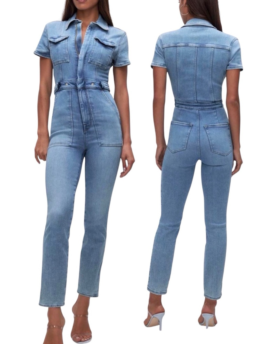 Good American Fit For Success Jumpsuit Size Small
